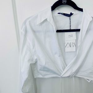 Zara Wrap Front Crop Top